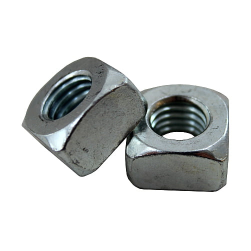 Regular #10-24 Low Carbon Steel Plain Finish Square Nut 100 pk. 